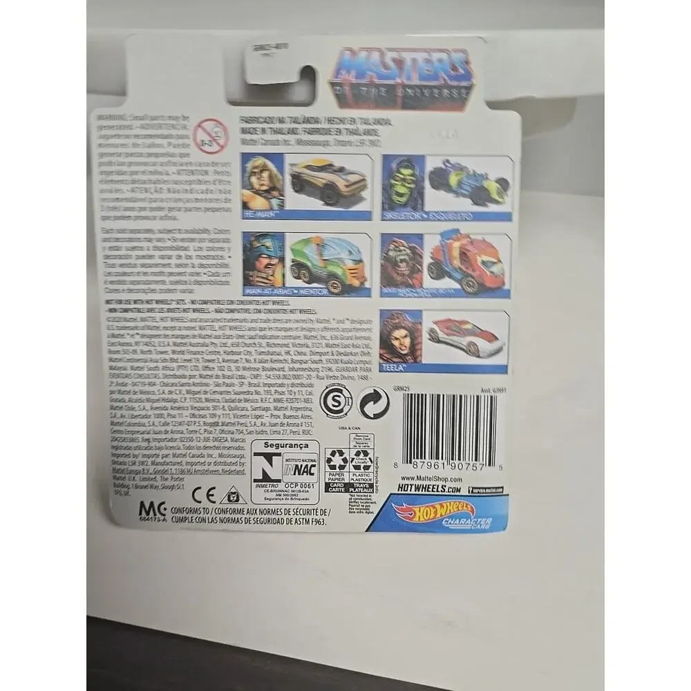 Mattel Hot Wheels Masters of The Universe TEELA Character Car Multilingual Card